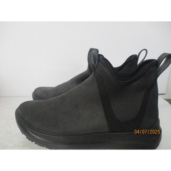 USED ECCO Womens Black Waterproof Solice Gtx Round Toe Leather Boots,BLK,10-10.5 - Picture 2 of 10
